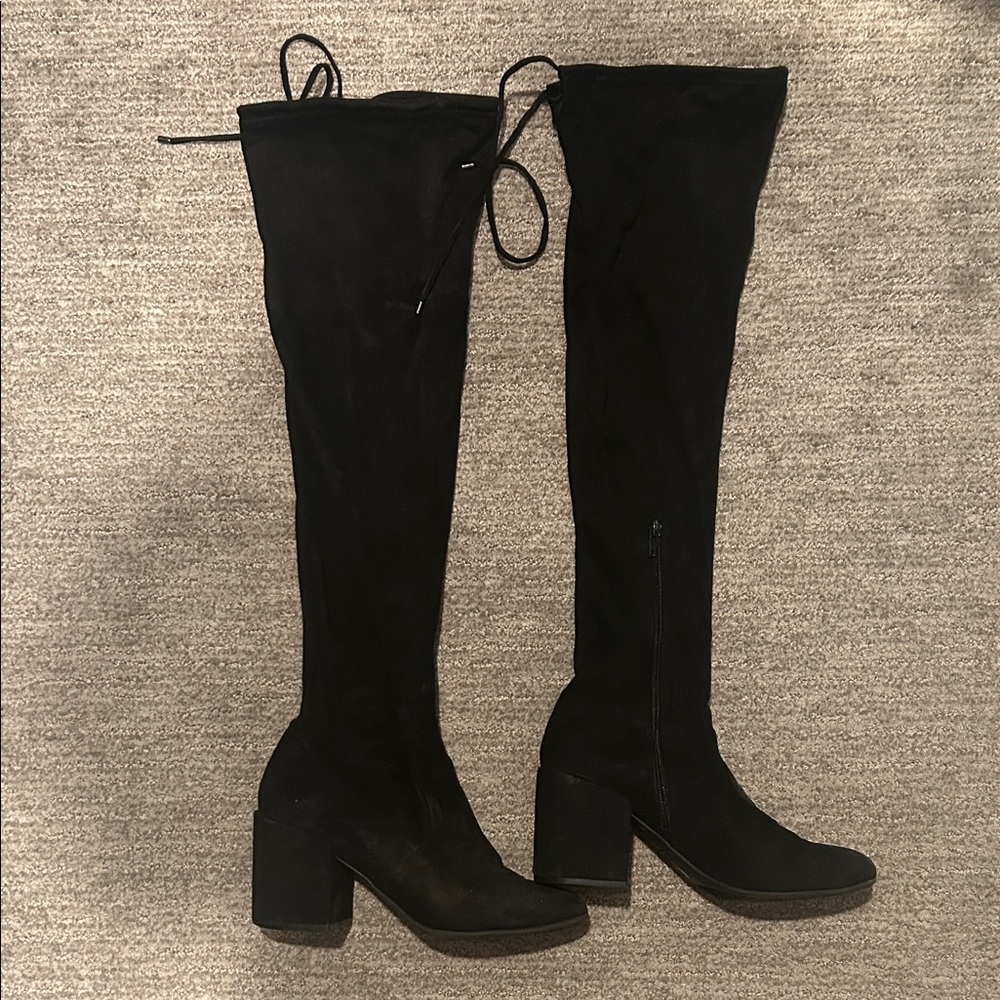 Bar lll Black Over-the-Knee Women's Boots